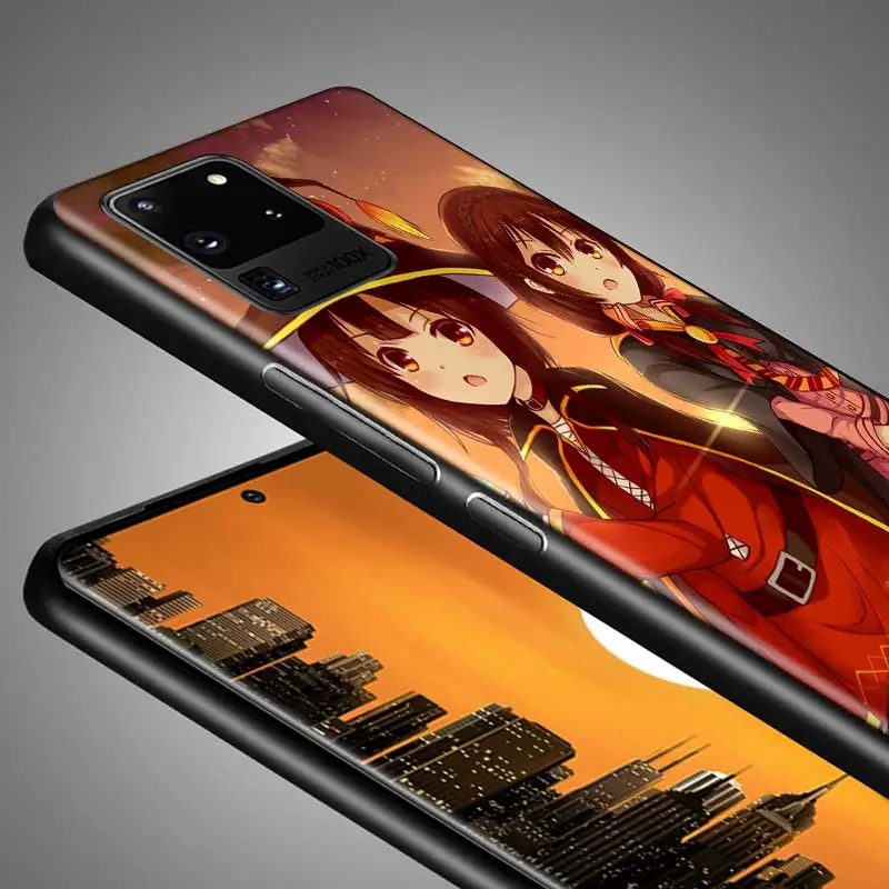 

Silicone Cover Animal Konosuba Megumin for Samsung S20 Ultra Plus A91 A81 A71 A51 5G A41 A31 A21 A21S A11 A01 Phone Case