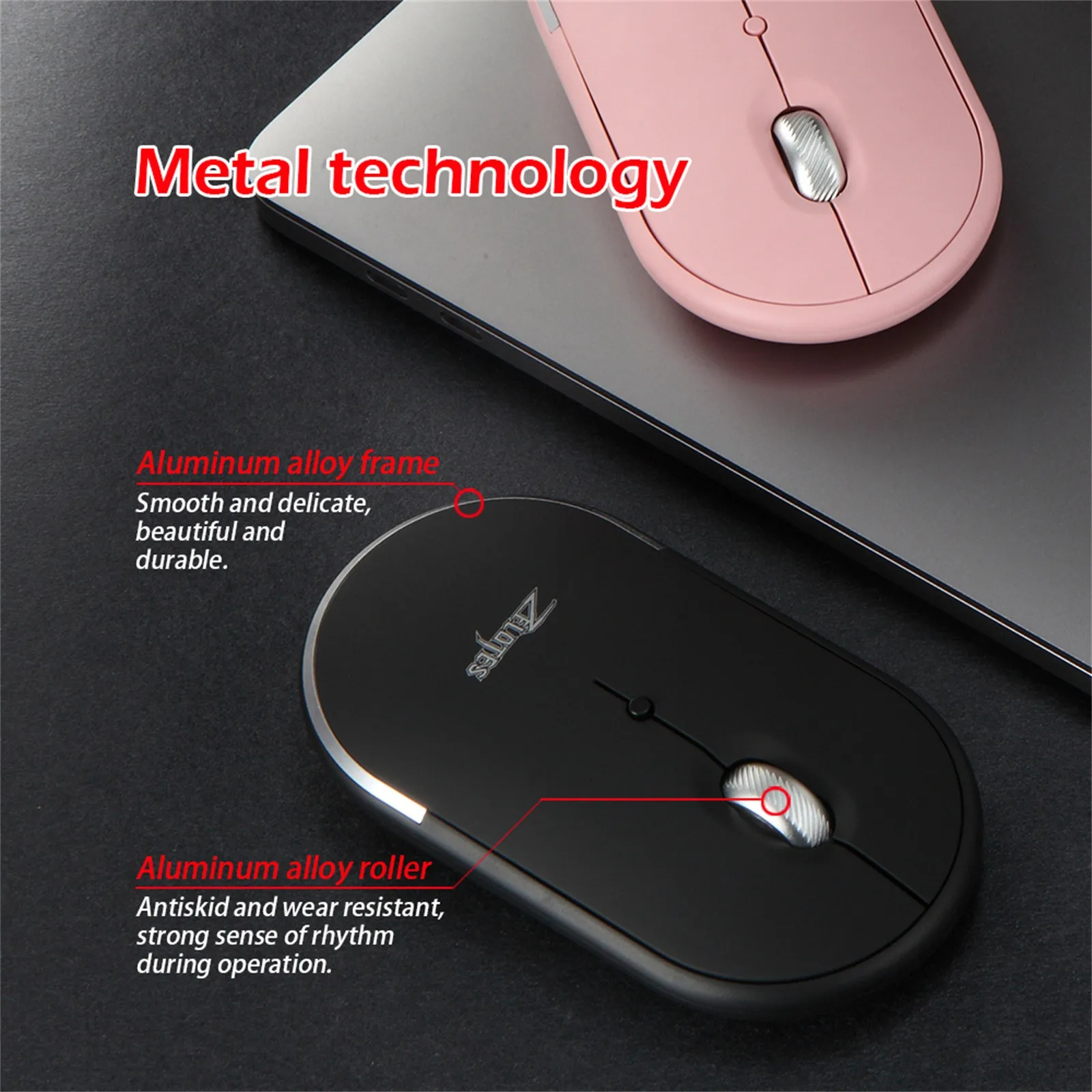 

Computer Peripherals Wireless Mouse ZELOTES F11 Bluetooth Rechargeable Mouse gamer Dual Mode Wireless Gaming Mouse For PC Laptop