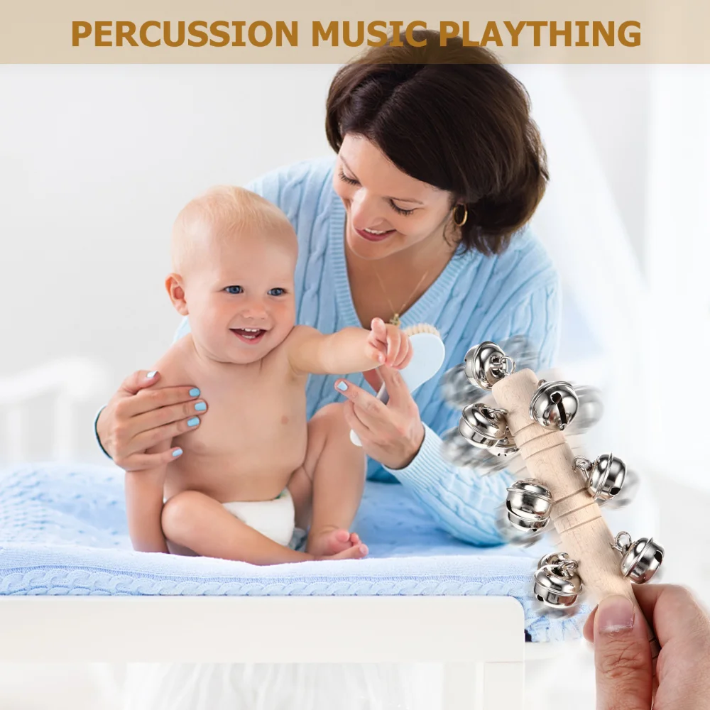 

11Pcs Kids Musical Instruments Toddlers Natural Wooden Percussion Set