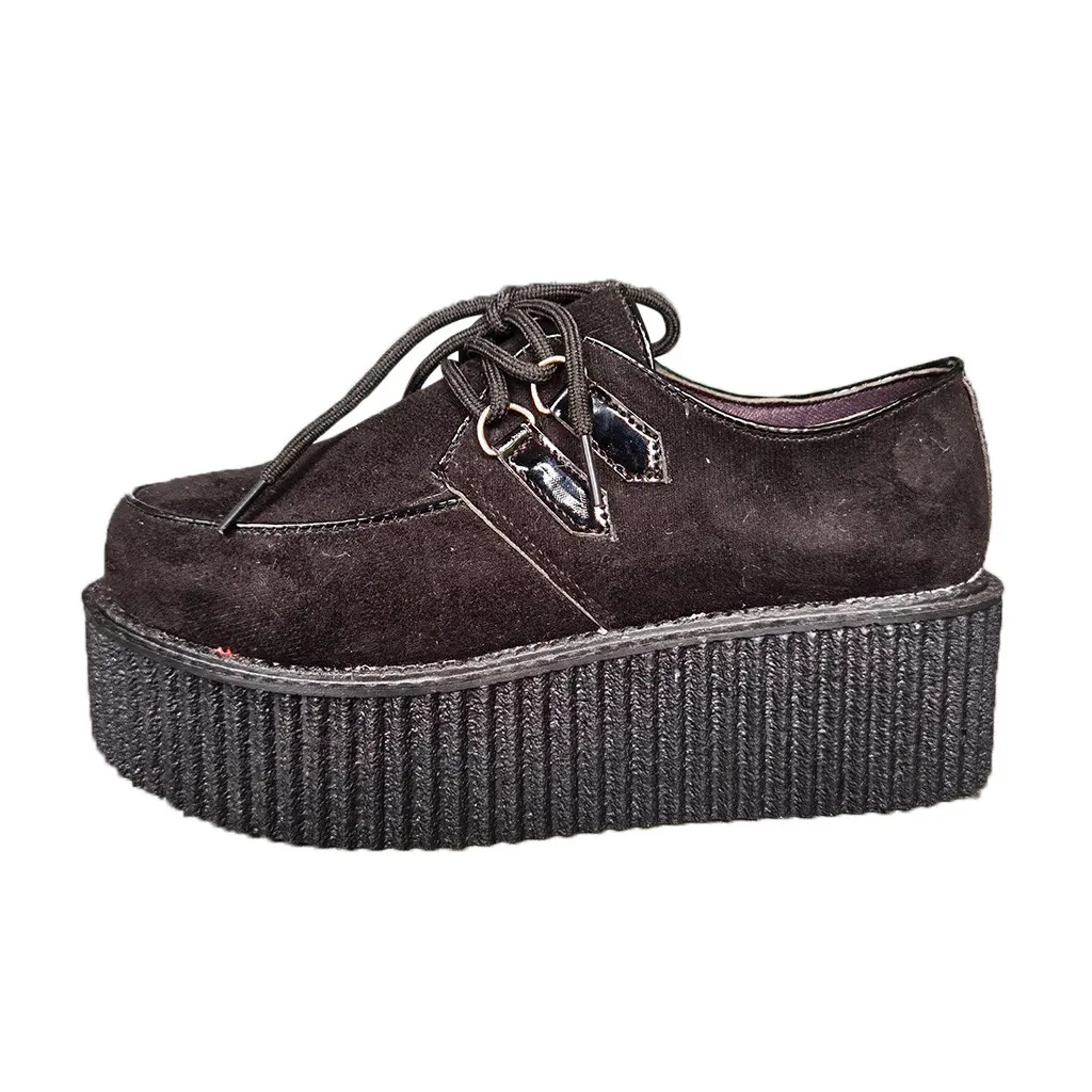 

Newest Women's Wedge Leopard Stirp Casual Sneakers Fashion Platform Lace Up Shoes Womens Casual Shoes Zapatillas Mujer A50