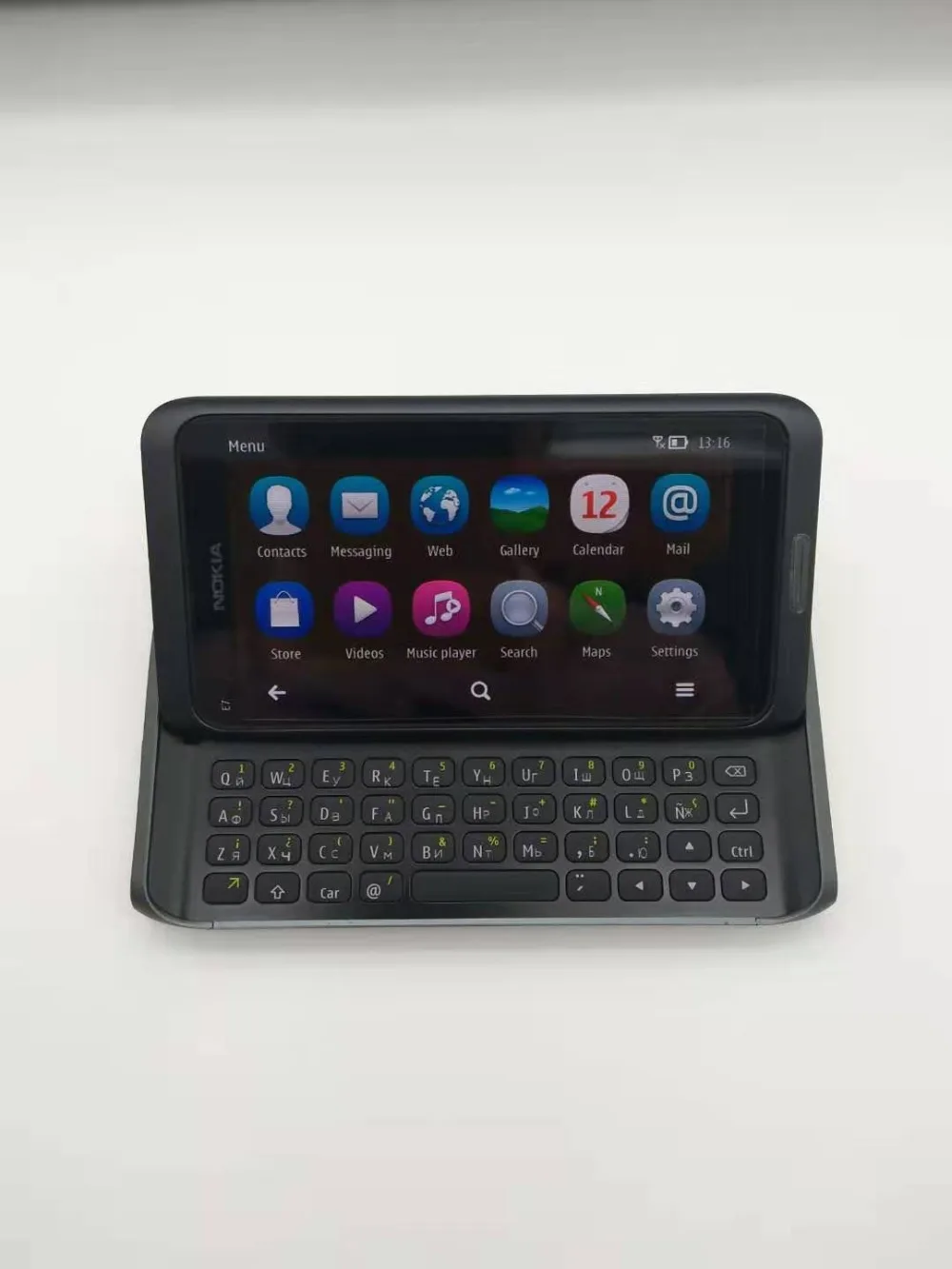E7 Разблокированный Мобильный телефон Nokia E7 4," дюймов Камера 8.0MP gps wifi 16GB Storange Nokia смартфон
