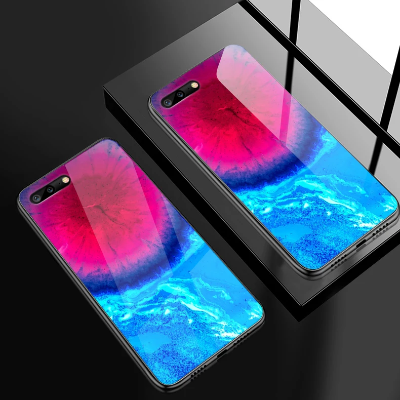 W403 Закаленное Стекло чехол для iPhone 5S, se, 6, 6 S, 7, 8 Plus XR XS MAX чехол для Meizu M5 M6 M8 M9 Примечание 16th плюс противоударный Твердые чехлы - Цвет: W403
