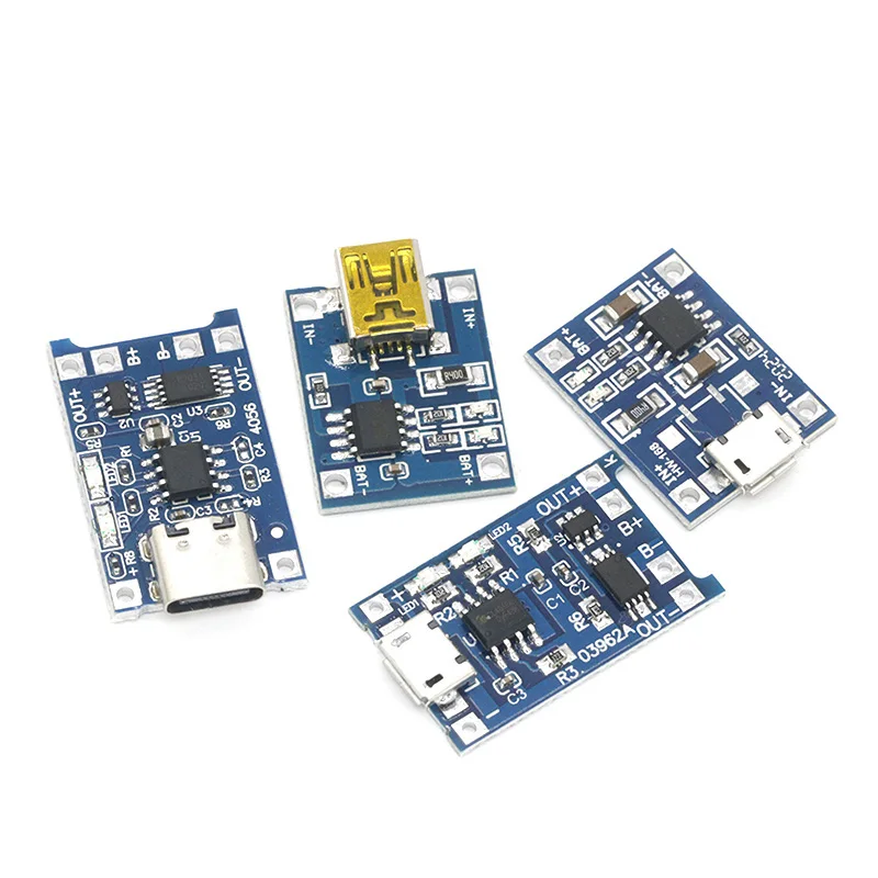 Type c/Micro USB 5V 1A 18650 TP4056 модуль зарядного устройства литиевой батареи зарядная плата