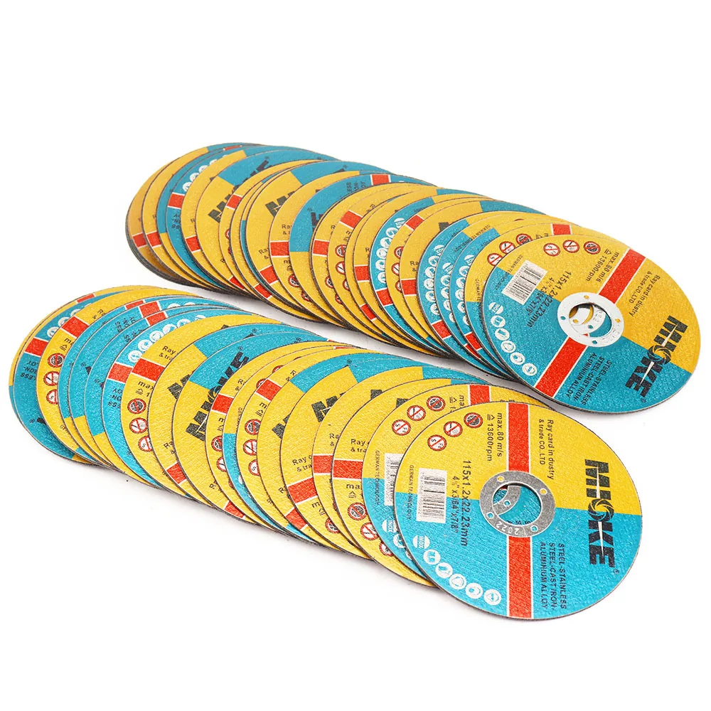 

25Pcs/lot 4.5"115mm Metal Cutting Disc Wheel Resin Cutting Circle Grinder Cut Off Wheels use for Iron Steel Pipe Bar Cutting