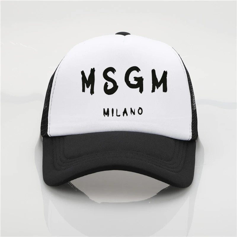 Модные шапки Msgm логотип унисекс регулируемая крышка спортивные бейсболки Кепка Солнцезащитная хип хоп шляпа