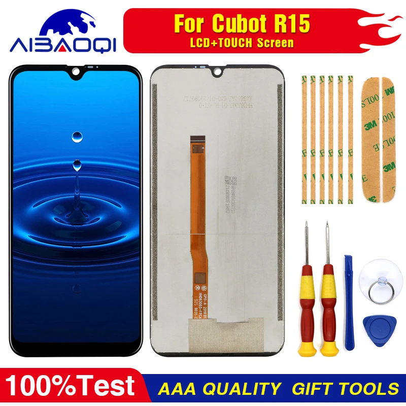 Новый оригинальный сенсорный экран ЖК-дисплей ЖК-экран для Cubot R15 сменные детали +