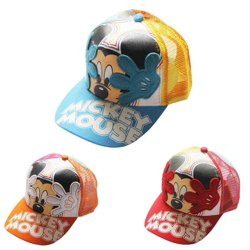 Disney Микки и Минни Маус для маленьких девочек шляпа с рисунком бантом детский