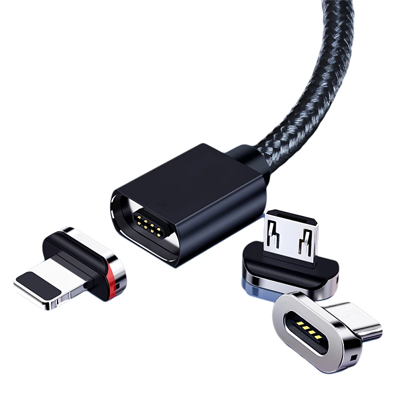 Магнитный USB-кабель для быстрой зарядки со светодиодной подсветкой | Электроника