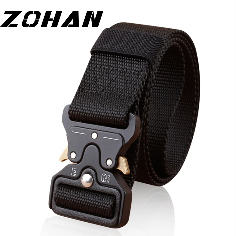 Тактические ремни нейлоновые военные поясные с металлической пряжкой