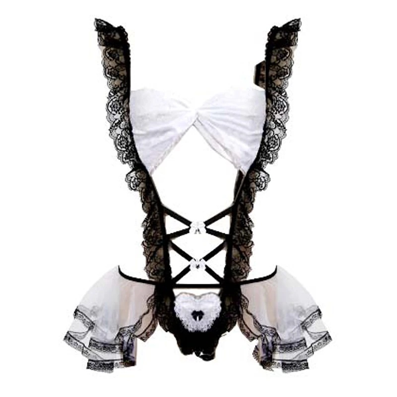 

Japanese Cute Maid Cosplay Sexy Costumes Temptation Underwear Perspective Lingerie Servant Classical Erotic Lace Outfit Babydoll