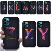 for apple iphone 12 mini12 pro12 pro max12xr1111 pro11 pro max66s787 puls8 puls phone letter soft shell silicone