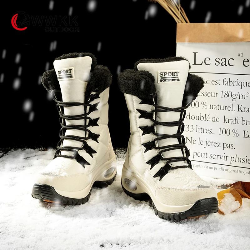 WWKK/ботинки зимняя обувь женские теплые зимние ботинки на меху женская хлопковая