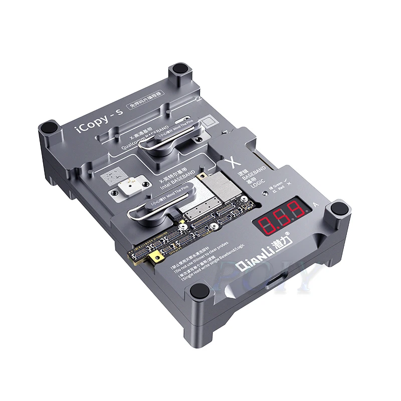 Qianli icopy-s 4in1 double-sided chip test stand for iphone6-XSMax baseband logic read-write free solder Programming Tools | Инструменты