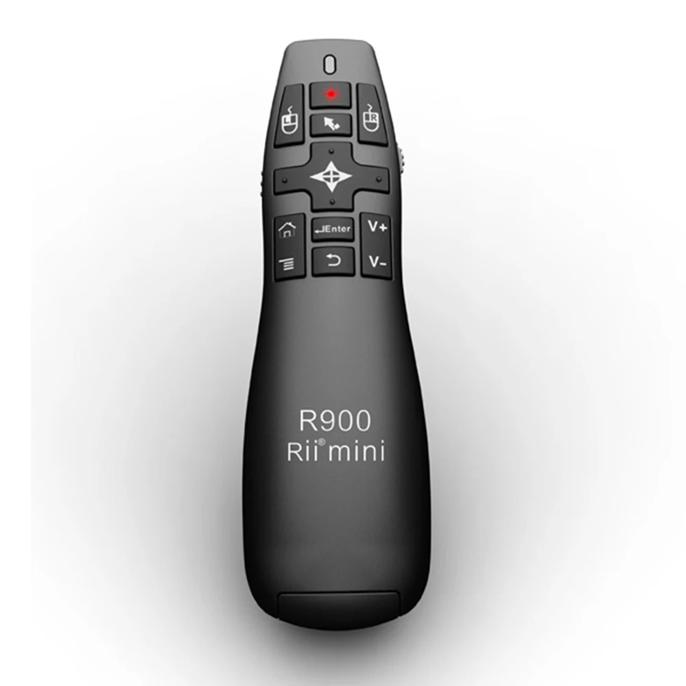 Rii R900 2,4G Беспроводной воздуха Мышь вручитель с лазерной указкой для управления PPT Android ТВ Box Mini PC IPTV