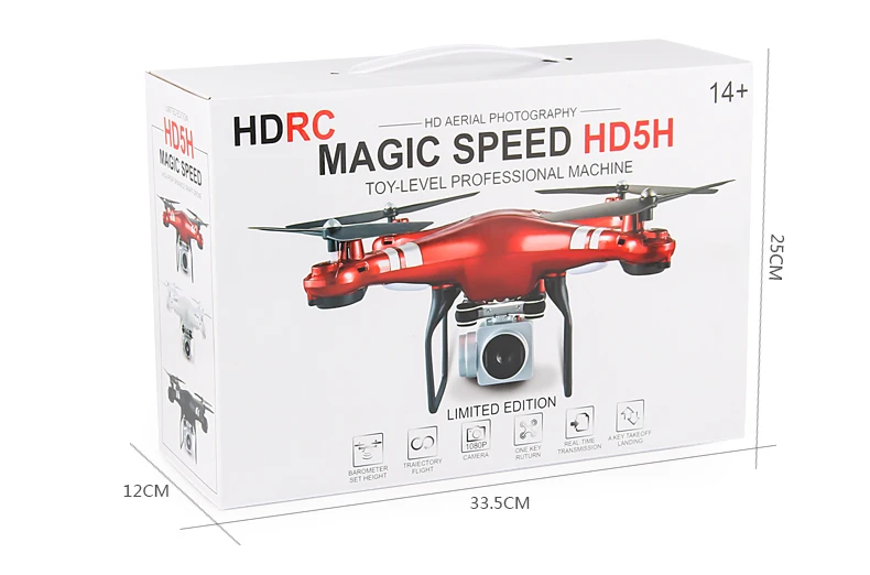 RC WI-FI с видом от первого лица Квадрокоптер 4K HD Камера Дрон профессиональной воздушной видео 6 Axis Gyro 4 Каналы р/у вертолет Квадрокоптер с высокой фиксацией