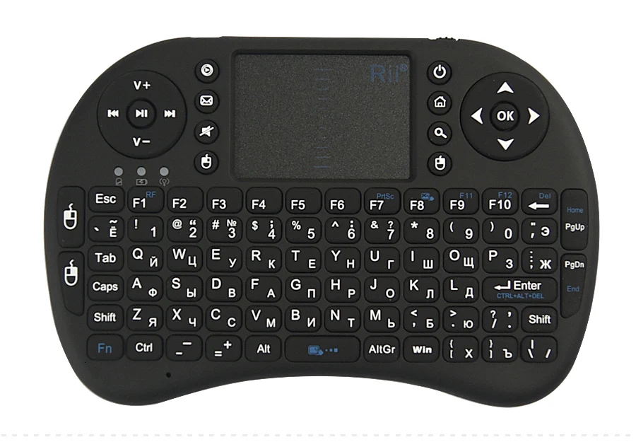 Touyinger Новое поступление Мини i8 Клавиатура Air mouse Мультимедийный пульт дистанционного управления Сенсорная панель Ручной для Проекторы Android и Smart tv