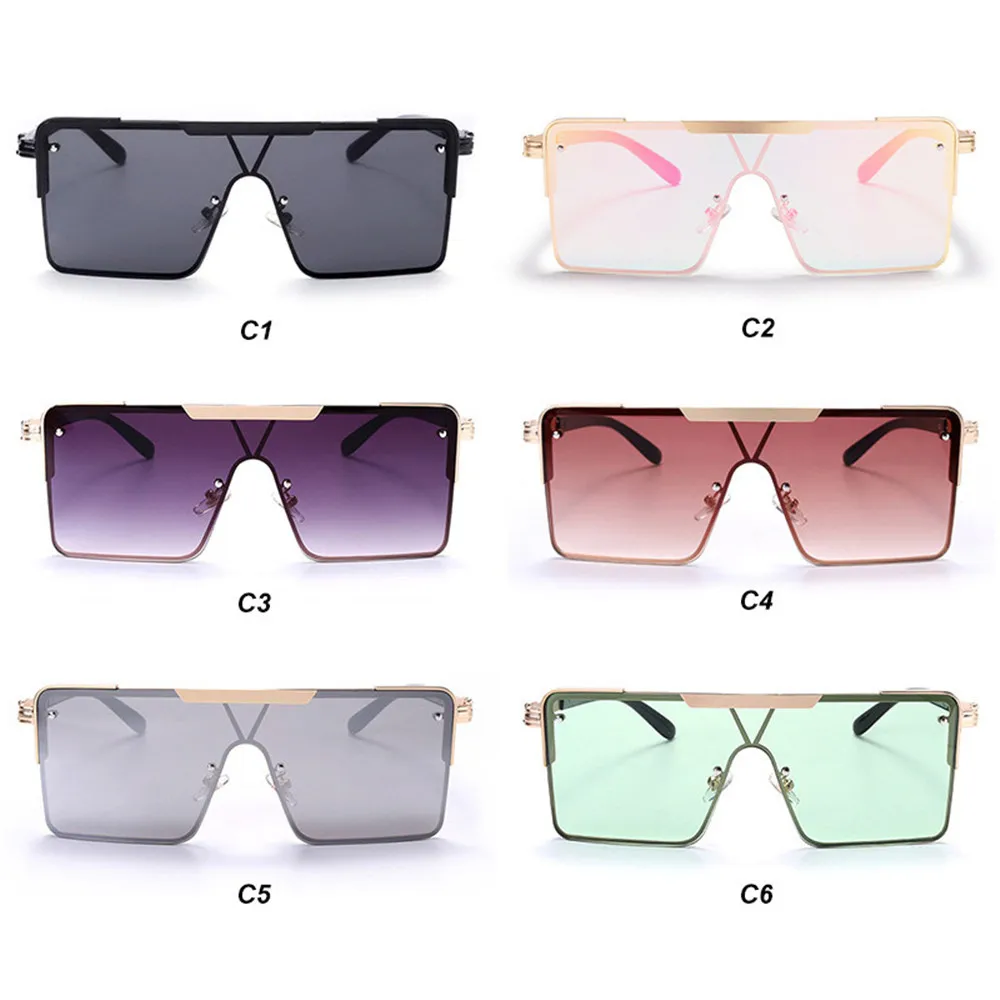 

Vintage Square Sunglasses Men Women Luxury Brand Fashion Mirror Motorcycle Goggle Sun Glasses Male Ladies Eyeglasses UV400