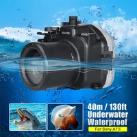 waterproof box underwater housing camera diving case cover for sony a7 ii a7s a7r mark ii a7ii a7m2 a7r2 a7rii 28 70mm 90mm lens