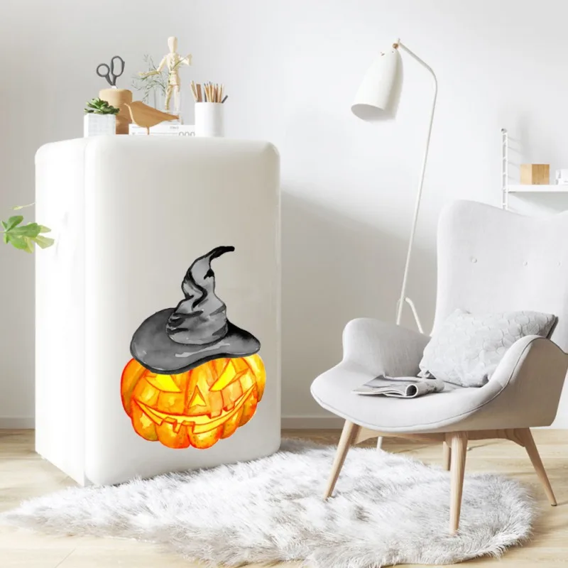 Хэллоуин Тыква стикер стены Съемный Декор клеящиеся Настенные обои s гостиная