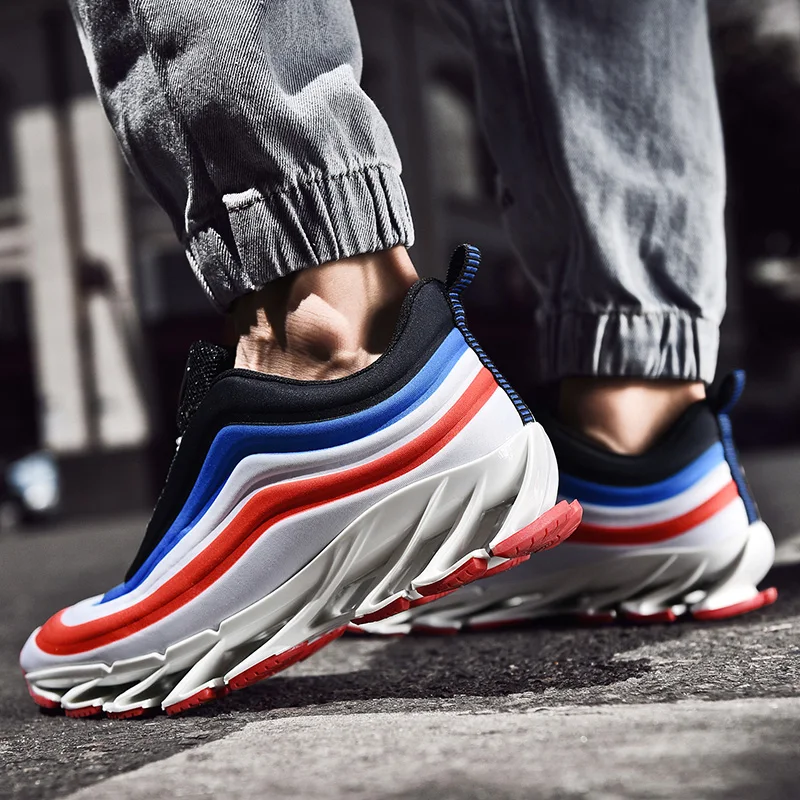 NIKEZI Размер 39-46 мужской официальный Весенний клинок Max Air 97 для бега Athleisure Sport Yeezys Досуг Прогулочные кроссовки