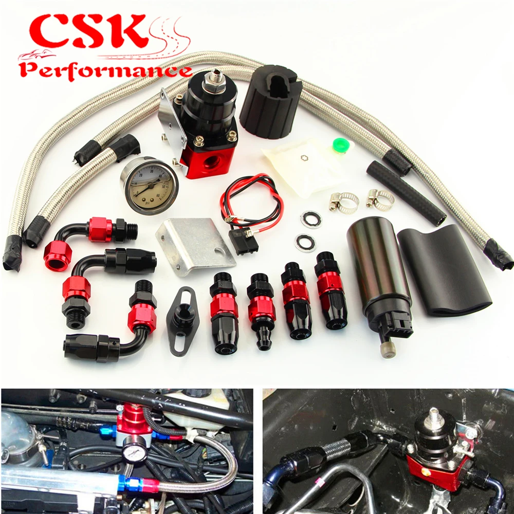 Регулируемый регулятор давления топлива + комплект топливного насоса 255 LPH