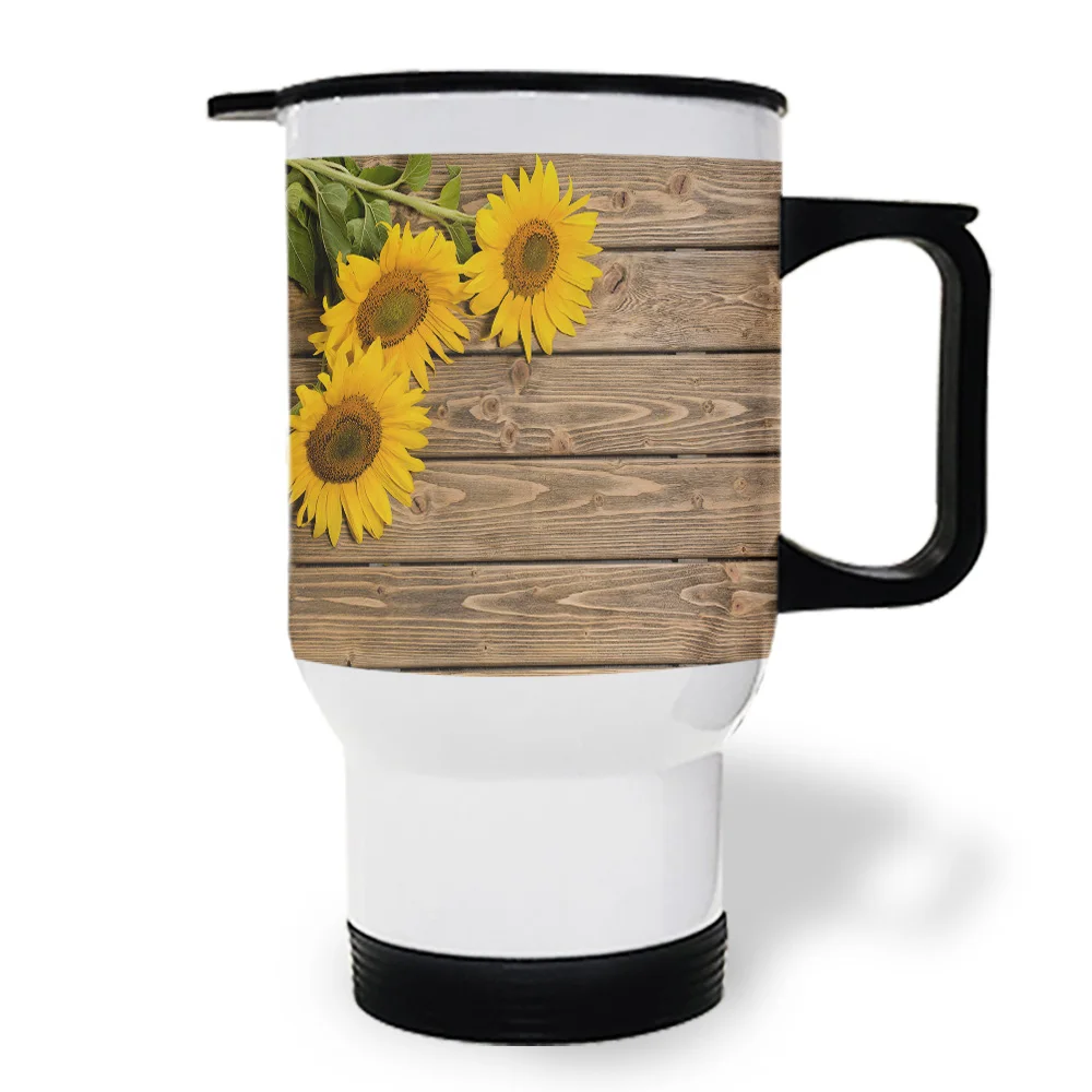 Подсолнух деревянные доски с двойными стенками Изолированная керамическая