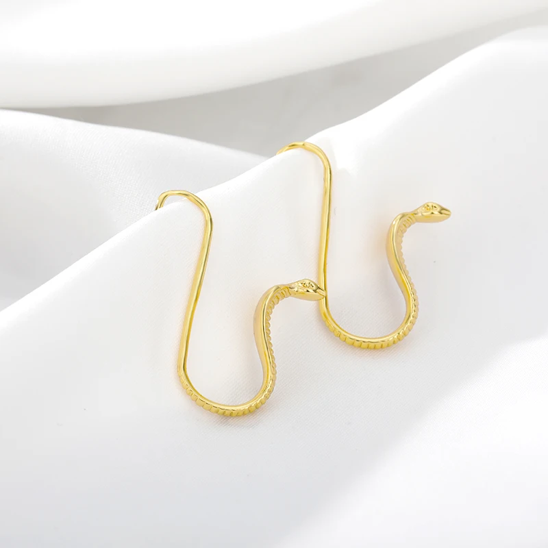 Женские серьги-подвески в виде змеи из нержавеющей стали | Украшения и аксессуары