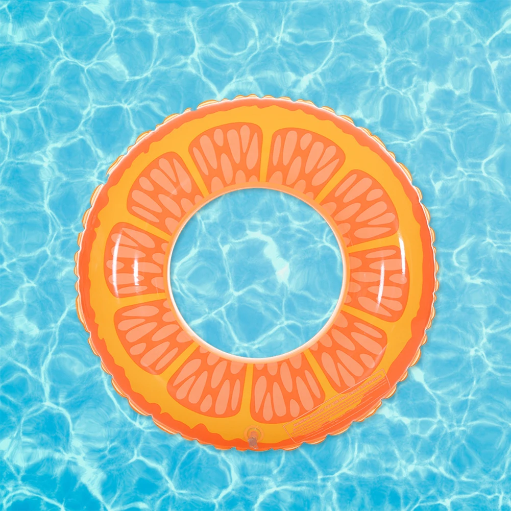 

Inflatable Lemon Swimming Ring For Beach Thickened Summer Floating Ring Seat Float Mattress Water Toys PVC Lifebuoy