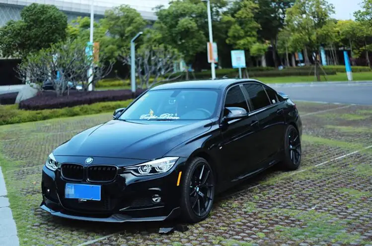 Carbon Fiber Car Bumper Front Lip Protector Fits For BMW F30/F35 320 330 LIMT/MP 2013 2014 2015 2016 2017 2018 2019 | Автомобили и