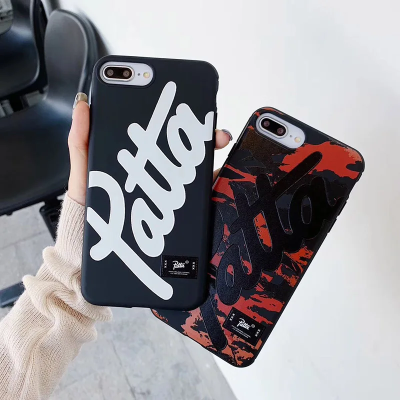 

Luxury Netherlands Brand Patta soft silicon phone case for iphone X XS Xr 11 Pro Max 12 7 8 plus Japan fashion trend back cover