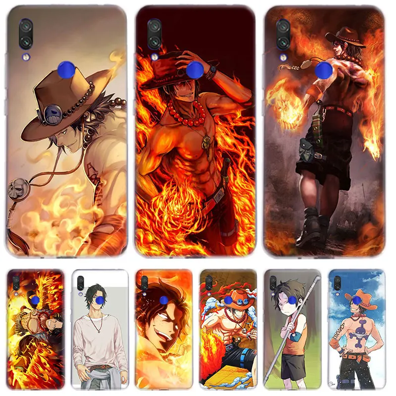 

Portcas D Ace Anime Case For Redmi Note 10 Pro Max 8T 9S 10S 9A 9C 9 Power 8 7 7A 2021 Transparent Silicone Cover Coque