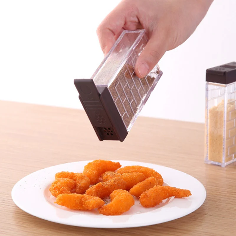 Коробка для приправ кухонные банки хранения специй прозрачная PP коробка соли