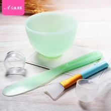 DIY Face Mask Mixing Bowl Set Mask Brush Mixing Stick Spoon Facial Skin Care Mask Tools Kit Girls Women Beauty Supplies