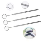 Зеркало для ресниц с большой увеличительной ручкой, 1 шт.