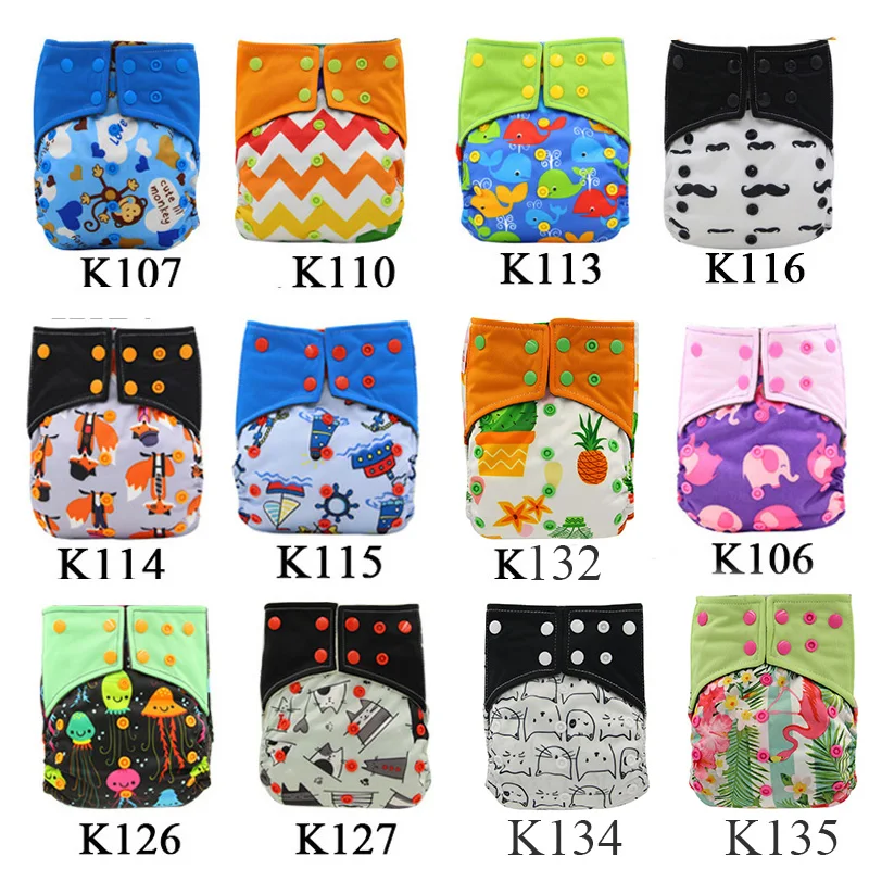 OhBabyka 10PCS Cloth Diaper Inserts 4 Layers Bamboo Charcoal Pocket Diaper Liners for Baby Cloth Nappy Inserts Couches Lavables