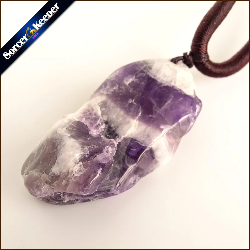 Женское ожерелье с подвеской в виде природного драгоценного камня|Подвески| |