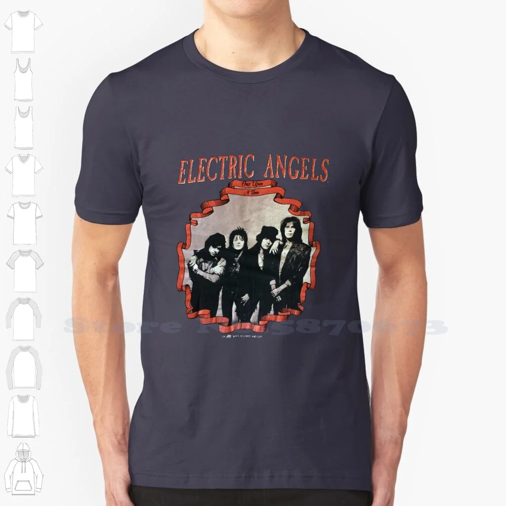 

The Original Electric Angels Custom Funny Hot Sale Tshirt And Roll N Roll Glam Band Music Electric Angels 1990S Punk Electric