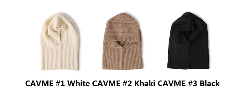 Зимние кашемировые шапки-бини от CAVME, шапки s для женщин, мужчин, женщин, цвет хаки, одноцветная вязаная шапка, 99% кашемир, 156 г