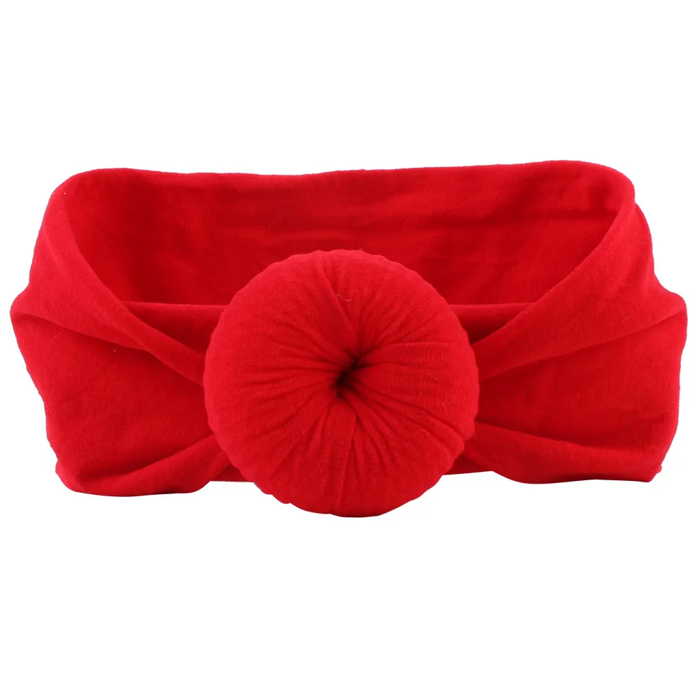 Multitrust-Diadema con lazo grande para ni&ntilde;a y beb&eacute;, turbante el&aacute;stico, envoltura para la cabeza, 0-6 a&ntilde;os-5