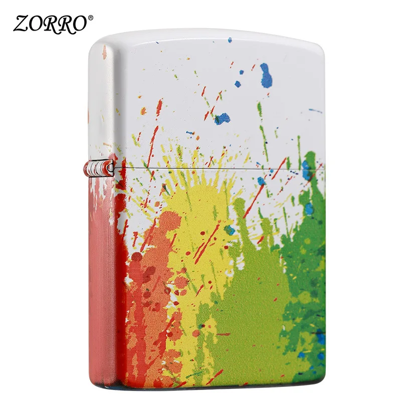 

Lighter Zorro Windproof Kerosene Color Collision Individual Creative Lighter Lighters Smoking Accessories
