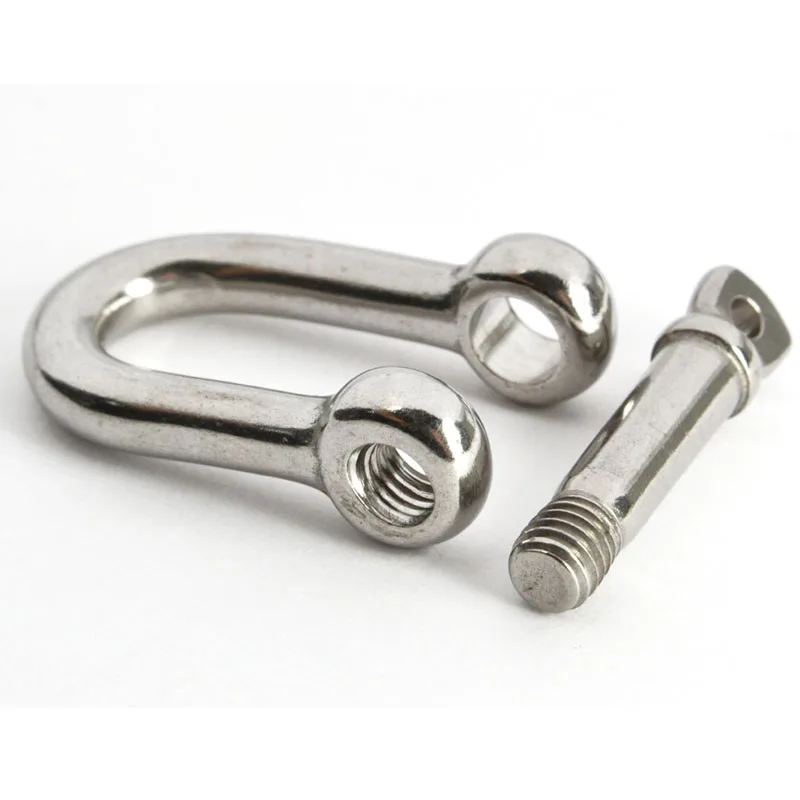 2 шт./лот u образный Регулируемый якорь Скоба веревка Паракорд Браслет Пряжка для