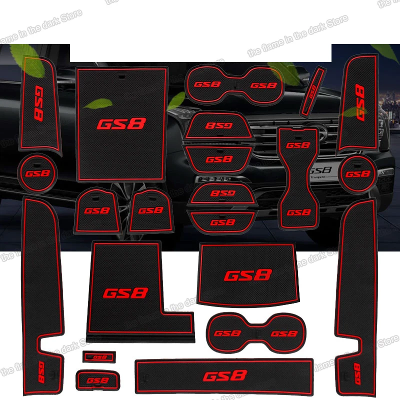 Автомобильный подлокотник дверной слот коврик для чашки trumpchi gs8 gac 2017 2018 2019 2020 2021