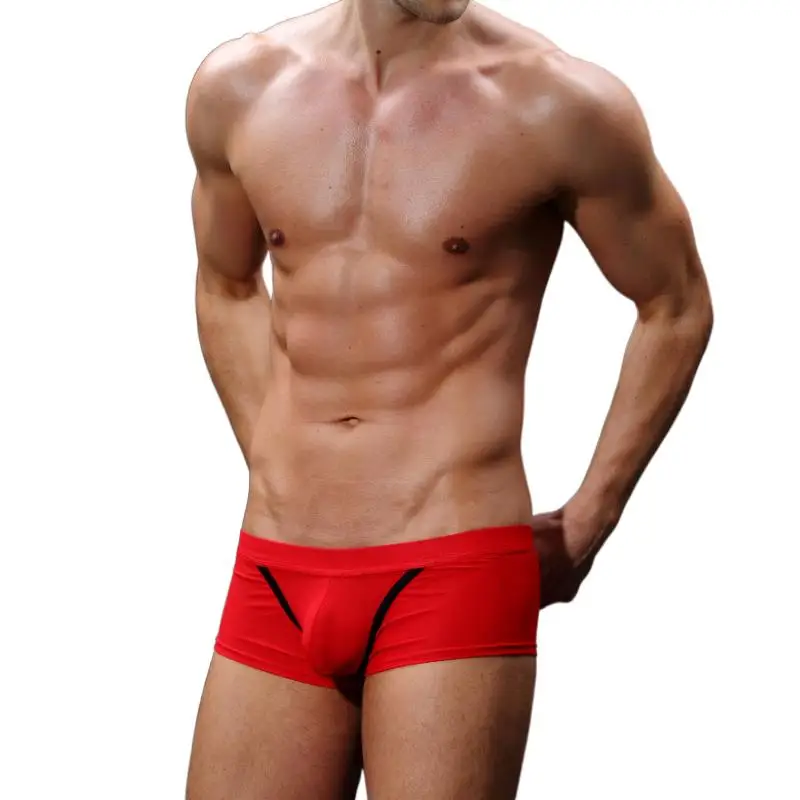 

2021 summer Men Sexy Breathable Boxer Underwear Mesh Low Rise Stretch Boxers HOT gay underwear boxershorts men gays underwear