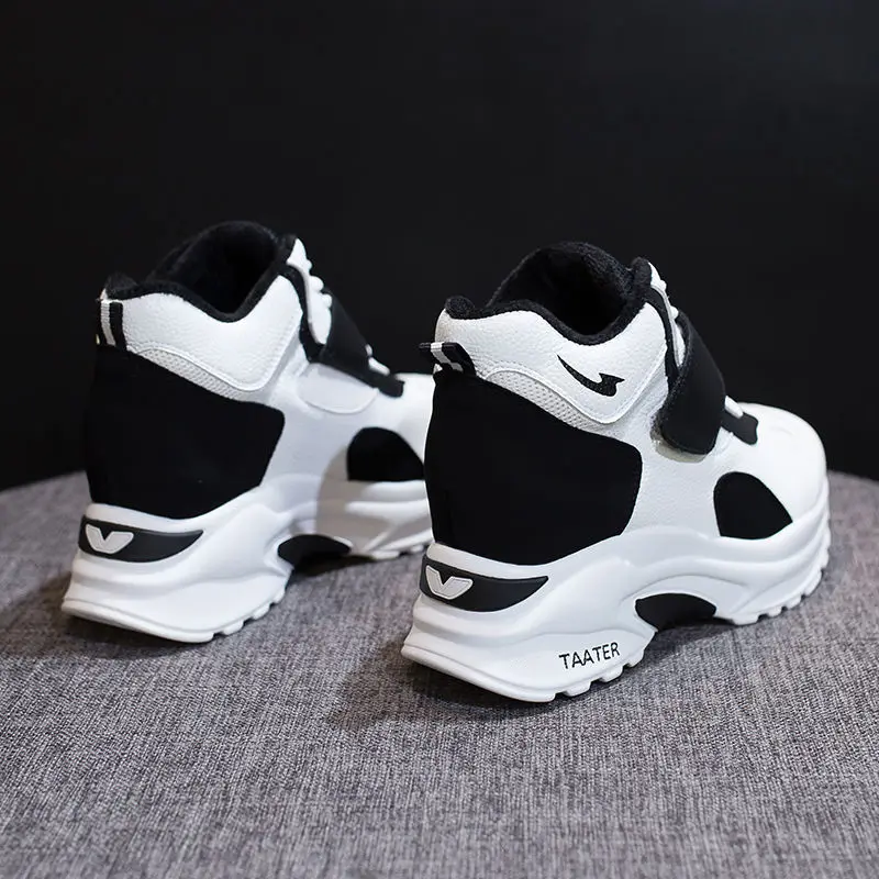 Новинка 2019 года женская повседневная обувь на платформе сетчатая дышащая