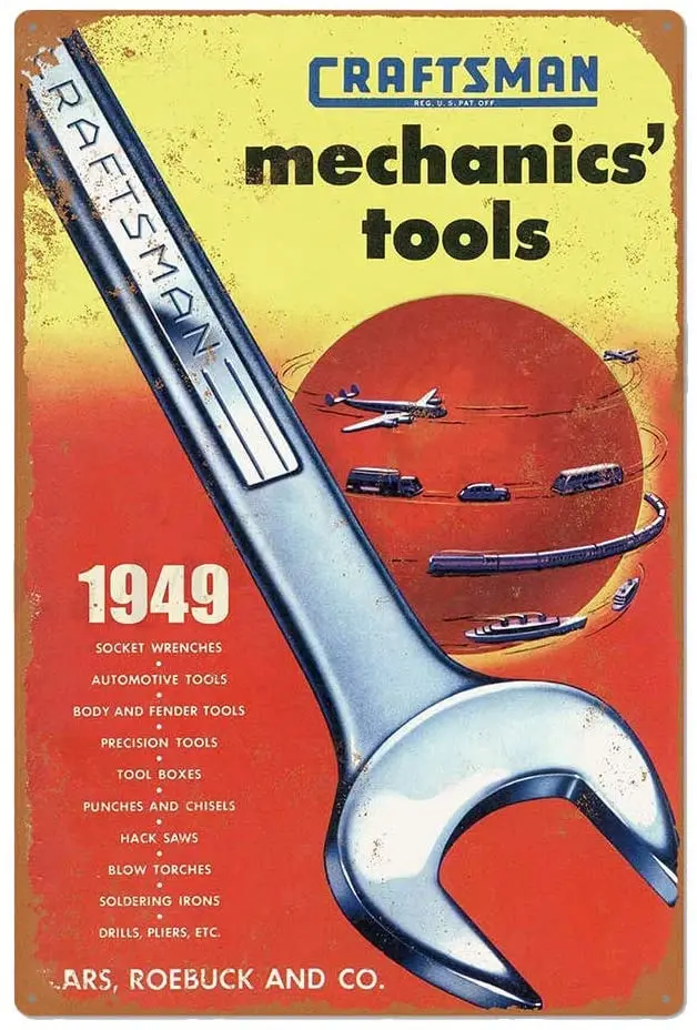 

Machine Tools Retro Metal Tin Sign Plaque Poster Wall Decor Art Shabby Chic Gift