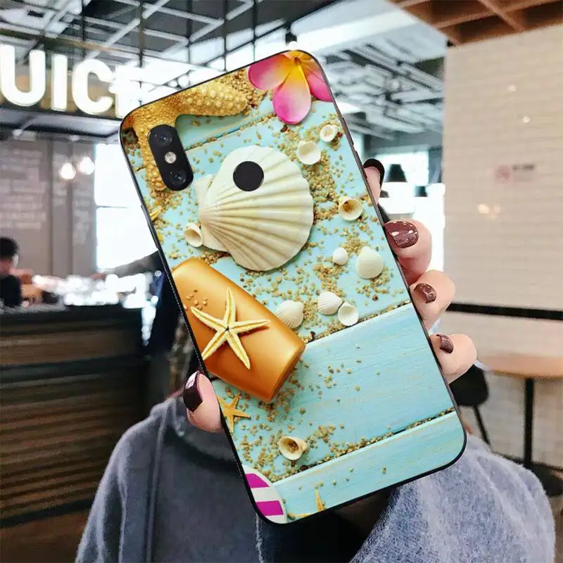 TOPLBPCS пляжный чехол для телефона Xiaomi mi 9 8 10 5 6 lite F1 SE Max 3 2 mix 2s | Мобильные телефоны и