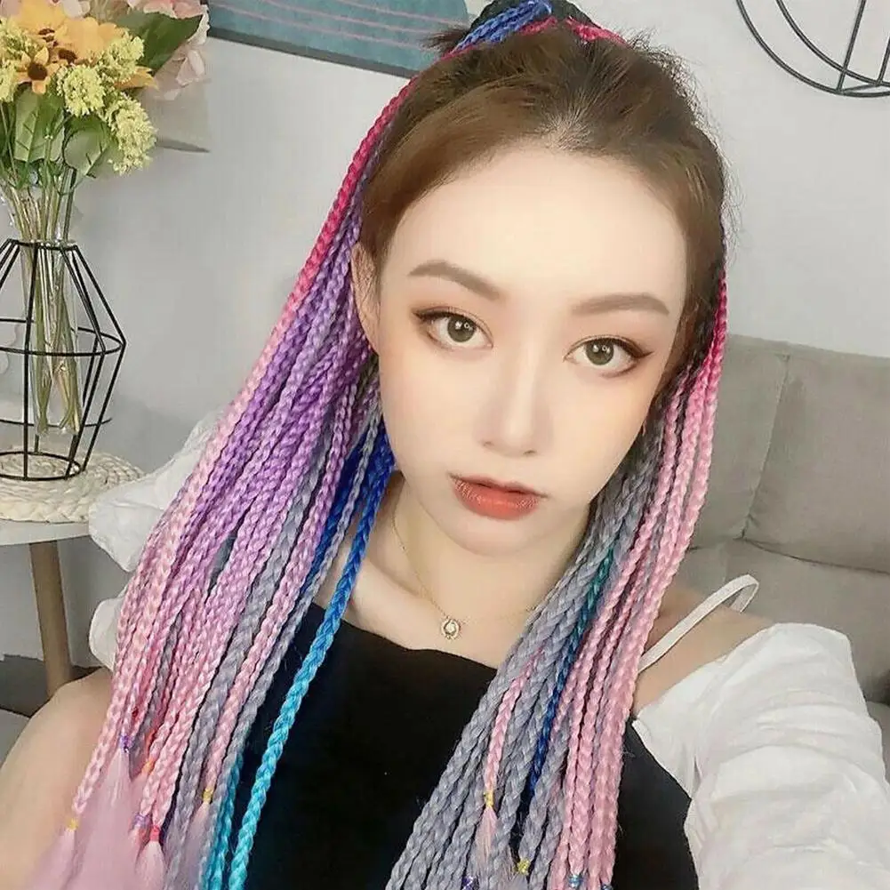 

Motorcycle Helmet Braids Helmet Braid Lady Braid Motorcycle Bow Twist Sticker Ponytail Braid Sucker Helmet Double With U9W7