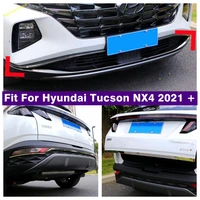 front under bumper rear fog lights strip tailgate door panel cover trim for hyundai tucson nx4 2021 2022 accessories exterior