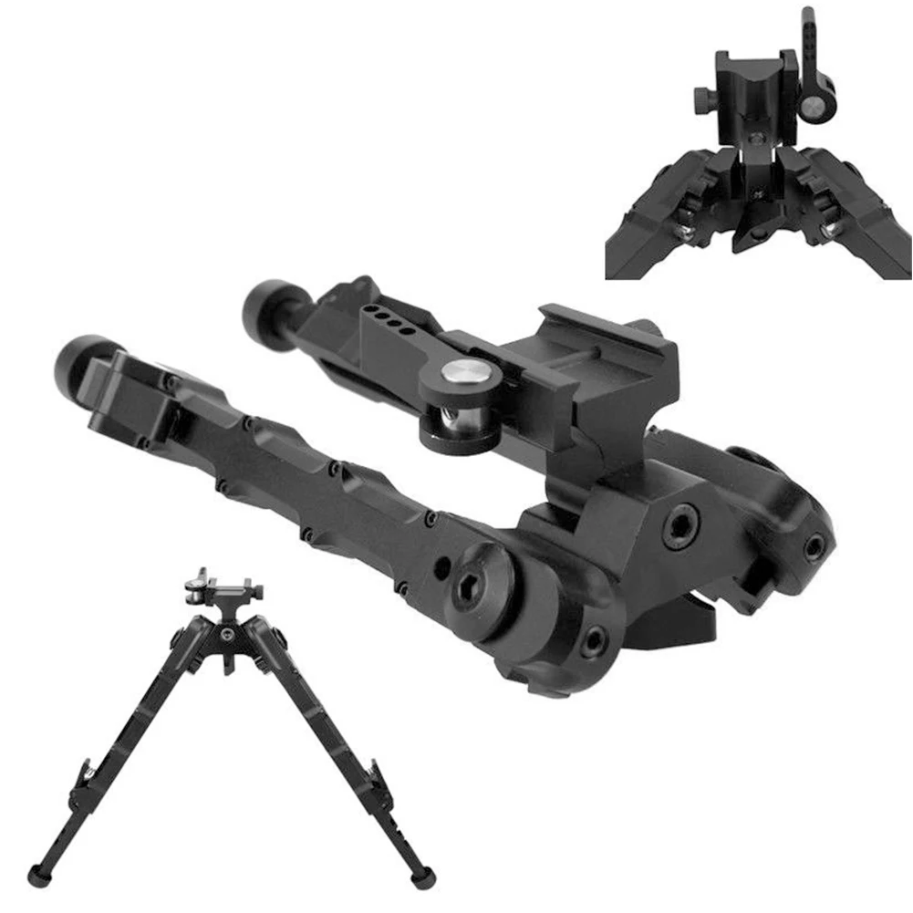 

Tactical Support Bipod Carbon Fiber Material 6~9 Inch Tripod Joint Camera Converter 20mm Weaver Picatinny Accessories