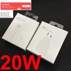 Оригинальное зарядное устройство 20 Вт для iPhone 12, адаптер USB C C2L, быстрое зарядное устройство PD для путешествий QC3.0 для Apple, кабель для iPhone 12 mini 11 Pro Max